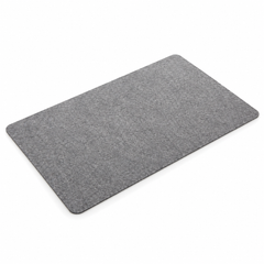 Grey Felt Desk Mat