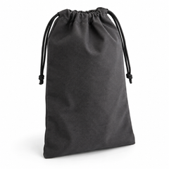 Charcoal Drawstring Shoe Bag