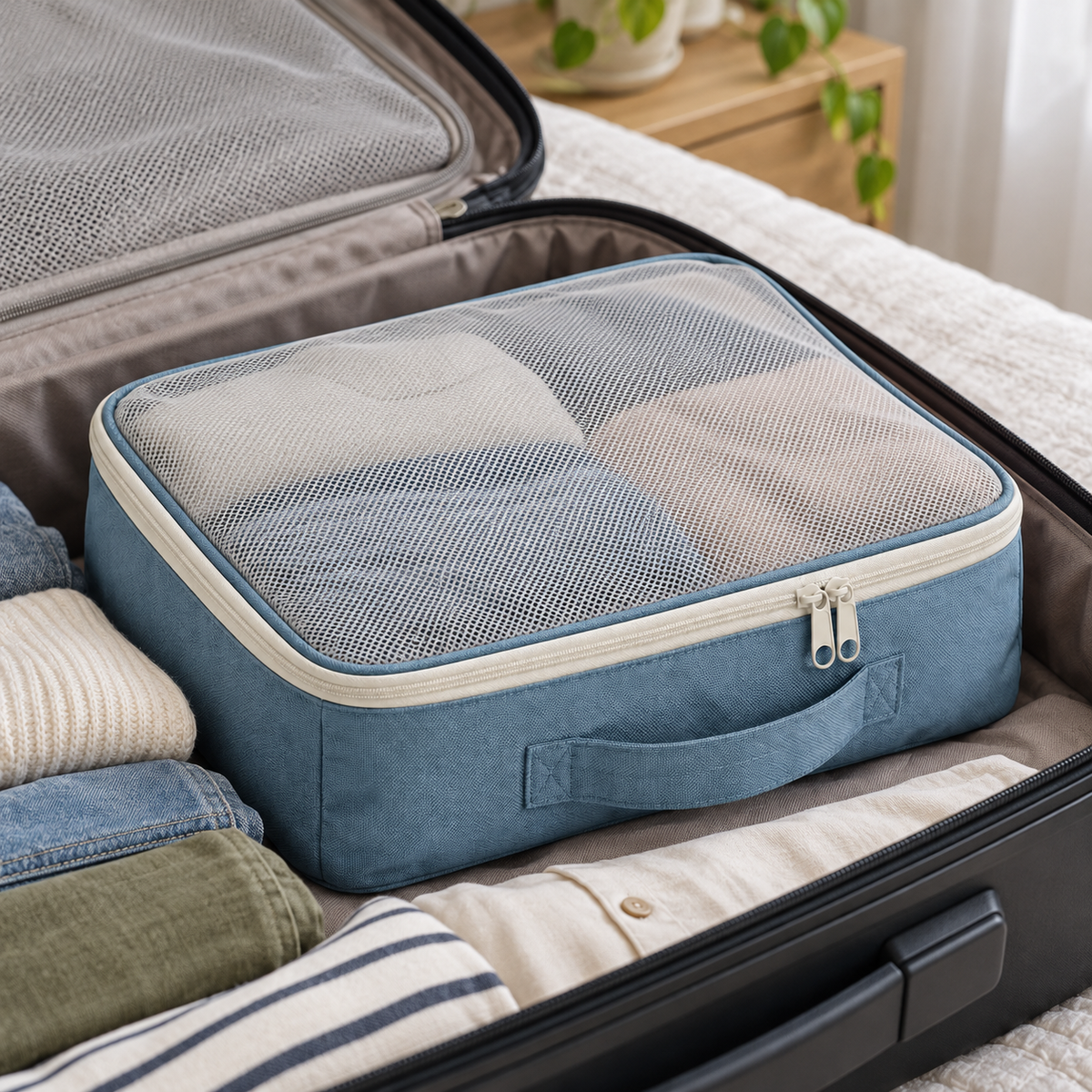 Dusty Blue Packing Cube