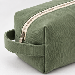 Sage Canvas Wash Bag