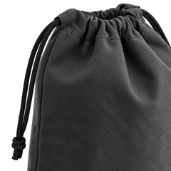 Charcoal Drawstring Shoe Bag