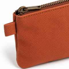 Terracotta Zip Coin Pouch