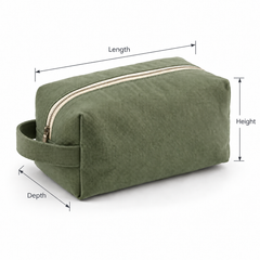 Sage Canvas Wash Bag